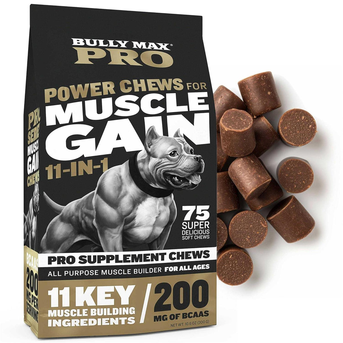 11-in-1 Muscle Gain Chews K3121