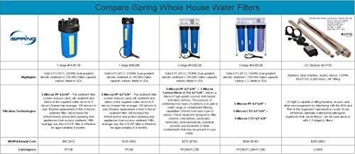 1 Micron Sediment Filter Cartridges 10 by 2.5-Inch 25-Pack R2701