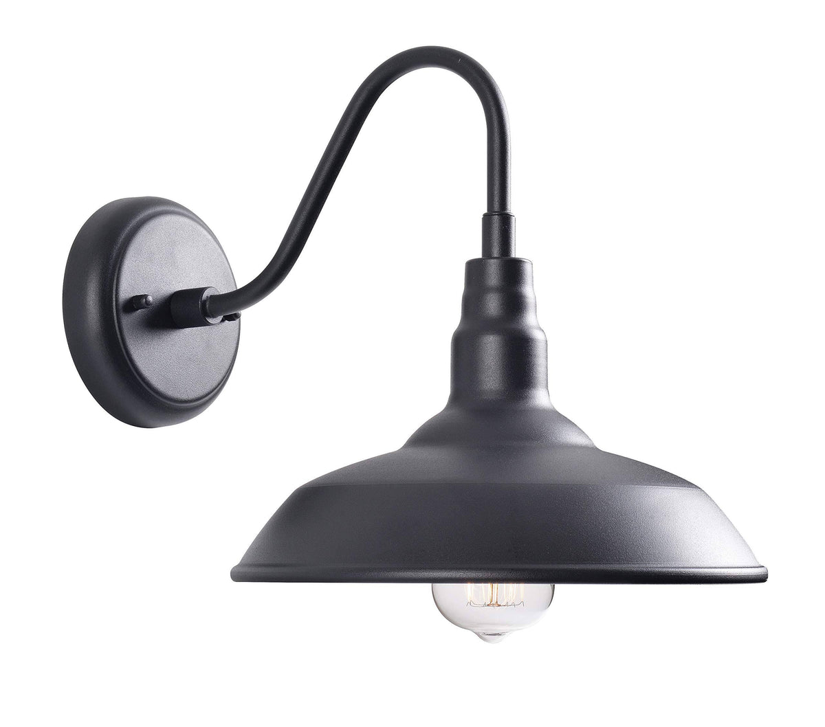 Black 1 Light Lantern D20714