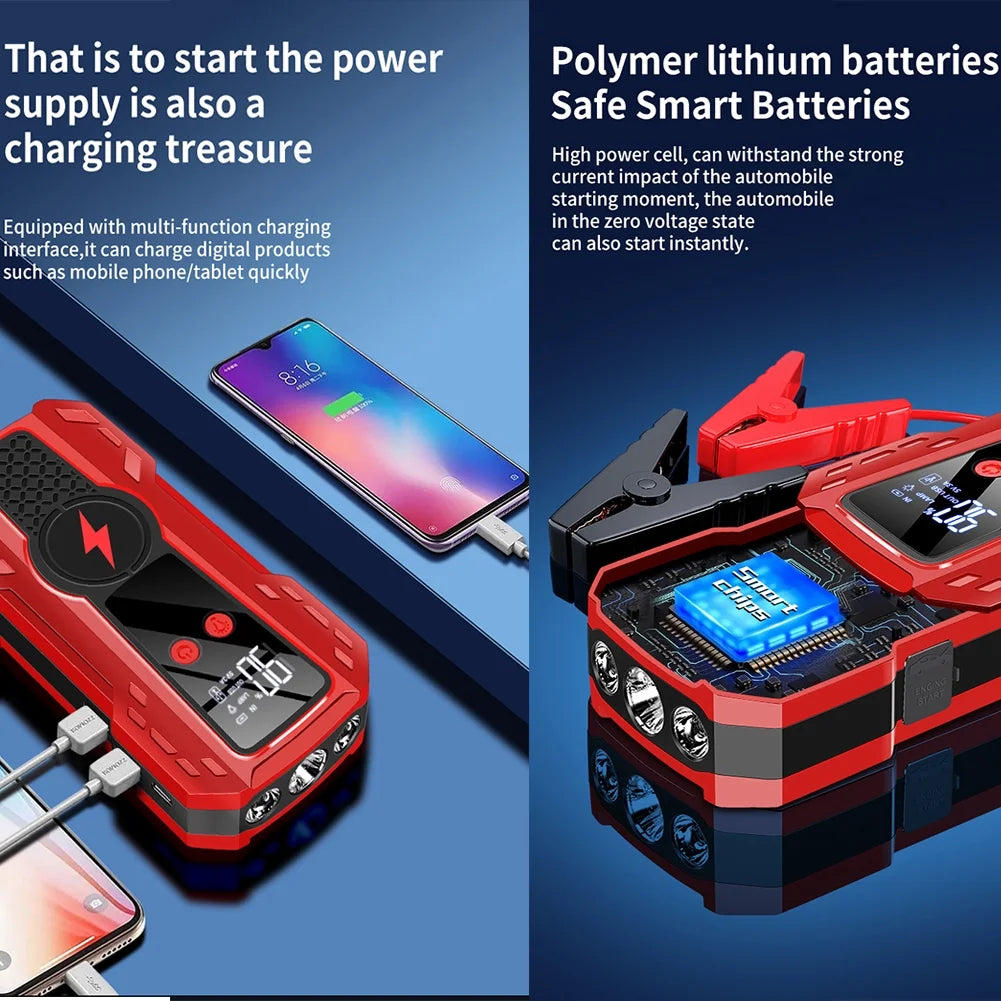 5000A Peak 12V Car Jump Starter with LCD Display H5974