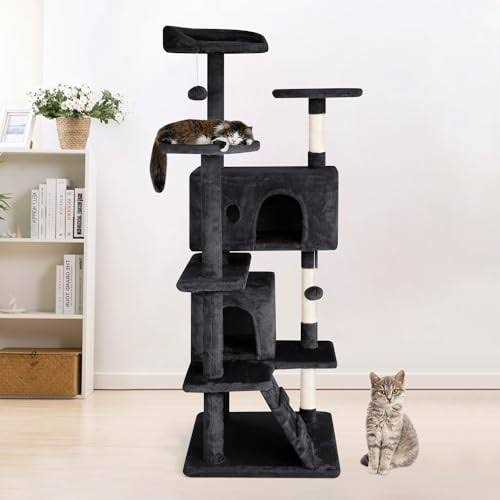 54in Cat Tree with Scratching Post F1438