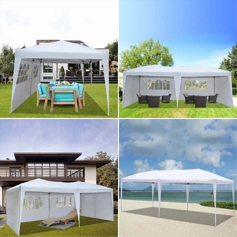 10x20' Pop Up Canopy Party Tent Blue V41835