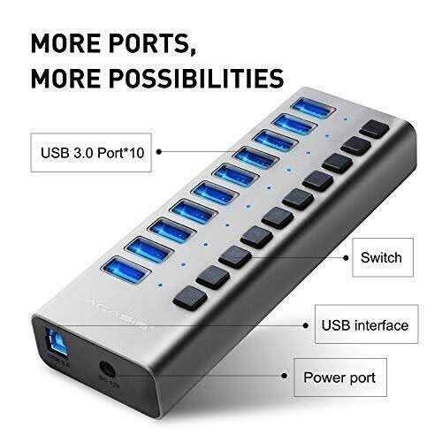 10 Ports 48W USB 3.0 Hub E681