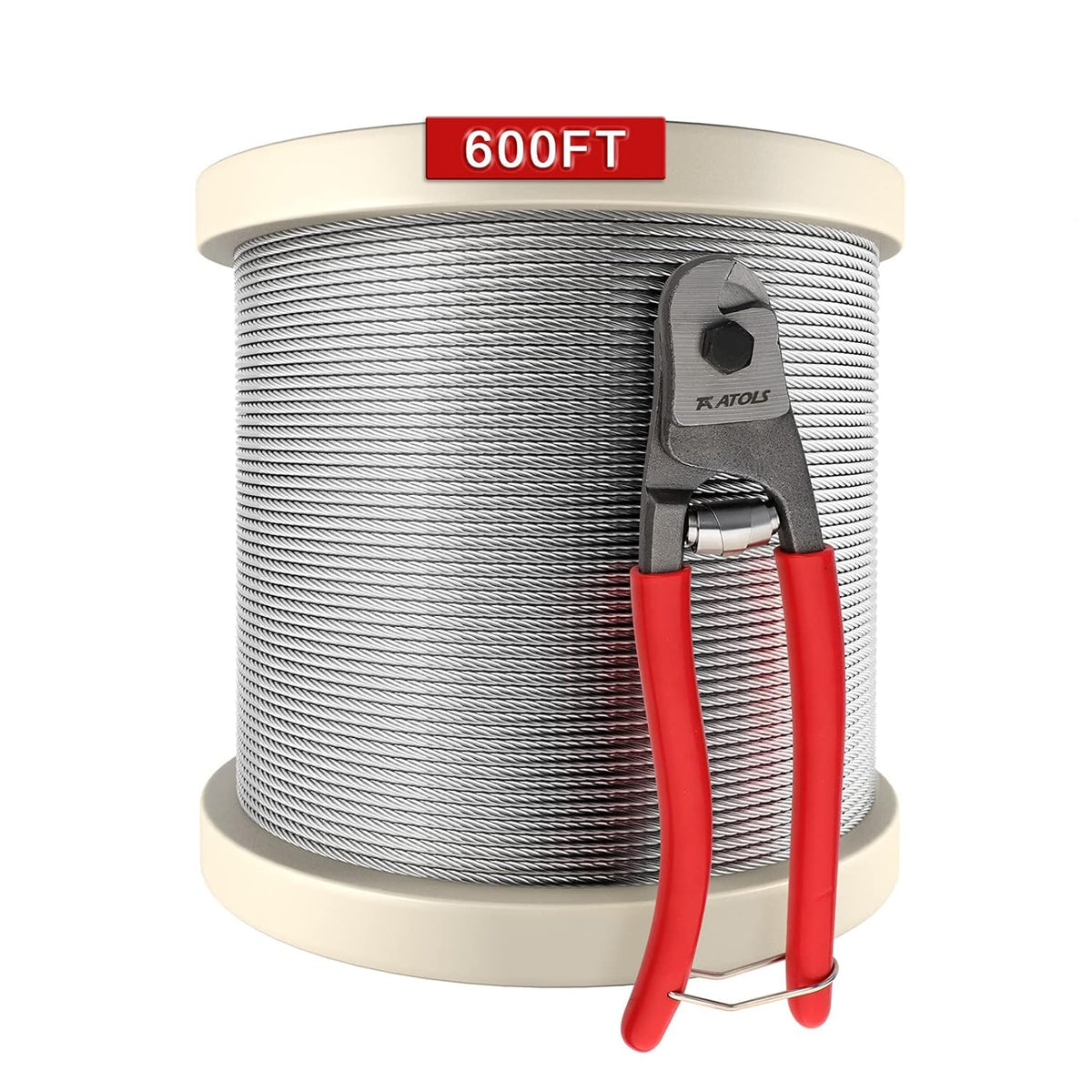 1/8 T316 Stainless Steel Cable with Cutter U49677