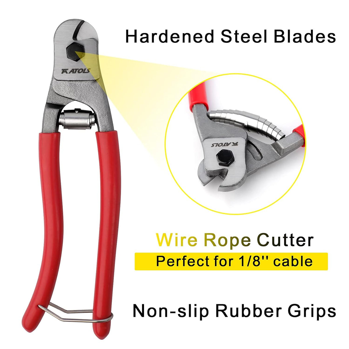 1/8 T316 Stainless Steel Cable with Cutter U49677