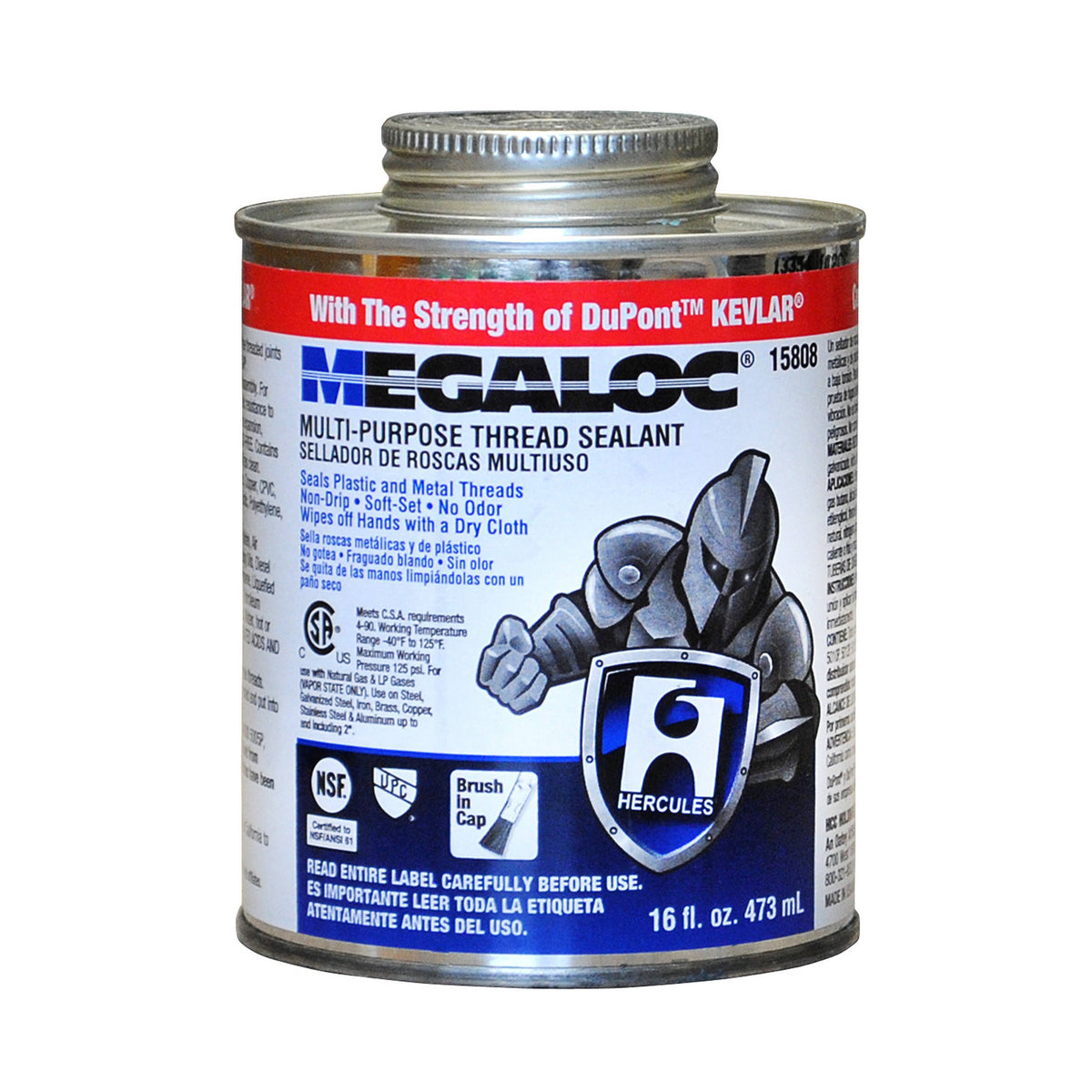 1 qt. Block with Screw Cap and Brush E205