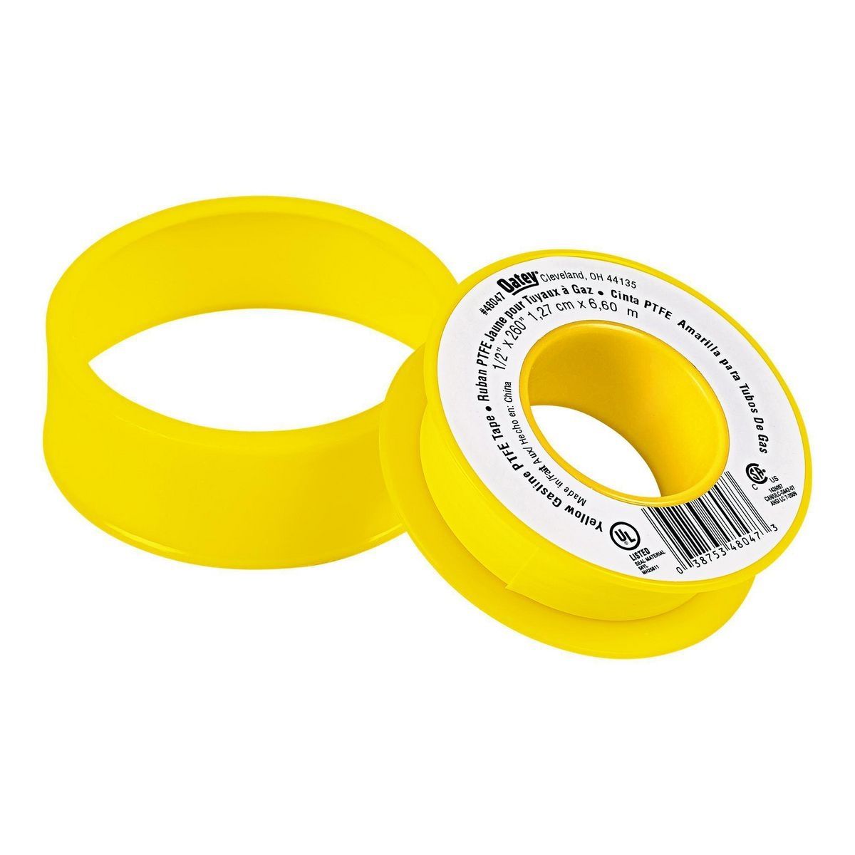 1/2 in. x 21-2/3 ft. Yellow PTFE Thread Seal Tape K24307