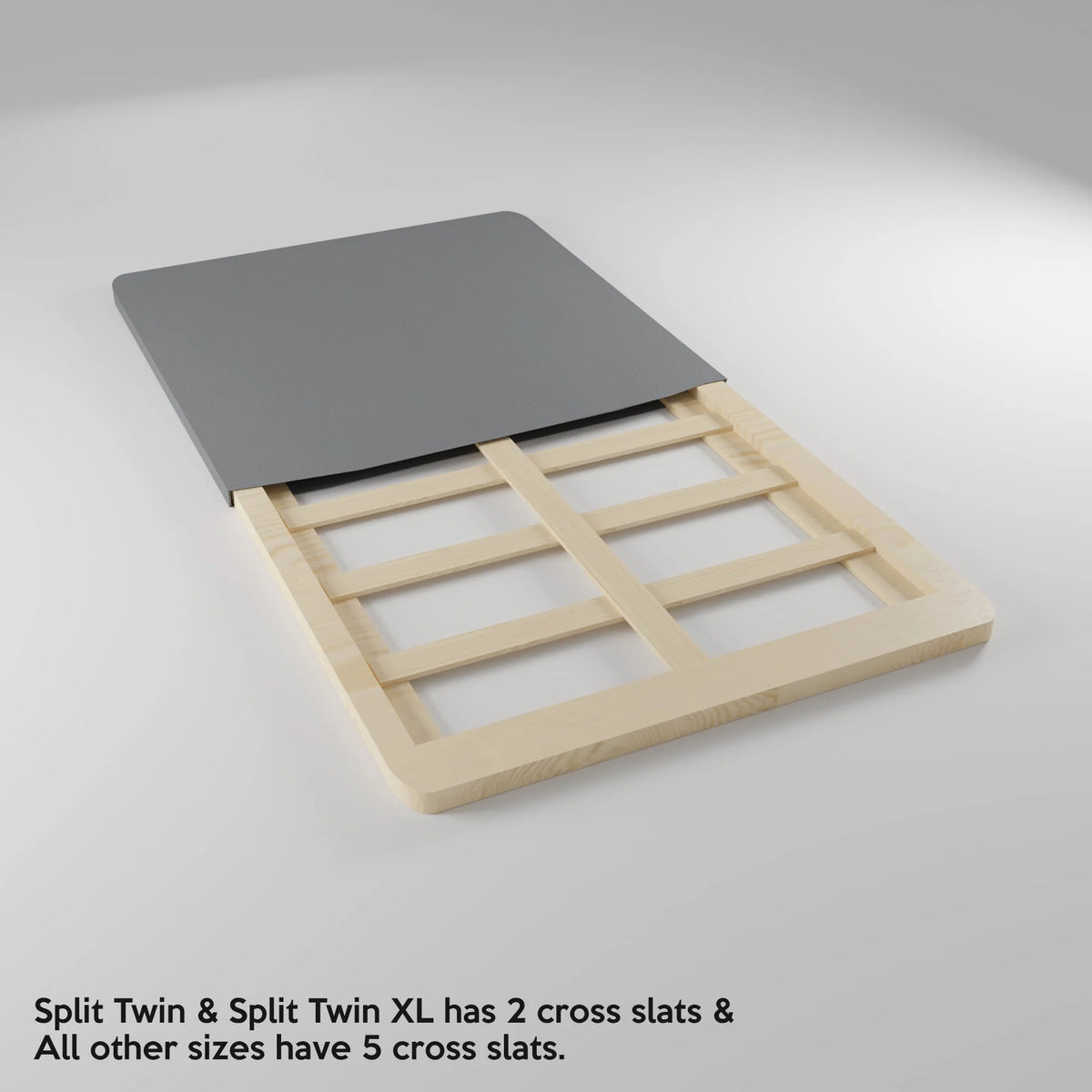 1.5 Split Wood Bunkie Board Mattress Bed Support Twin L44239