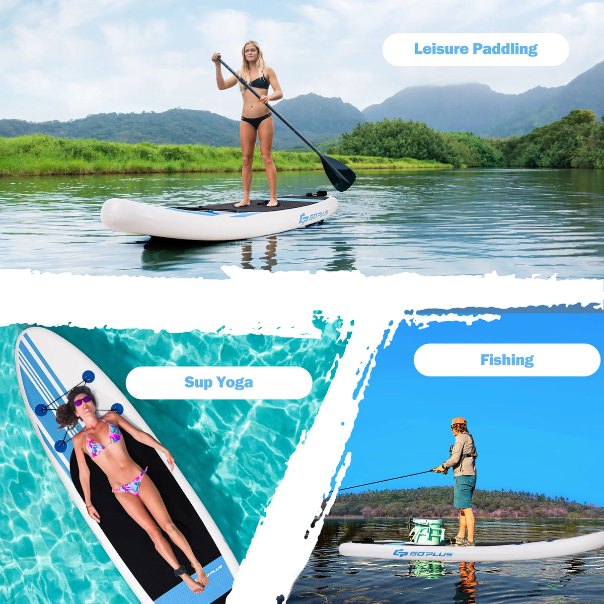 10' Inflatable Stand Up Paddle Board G886502
